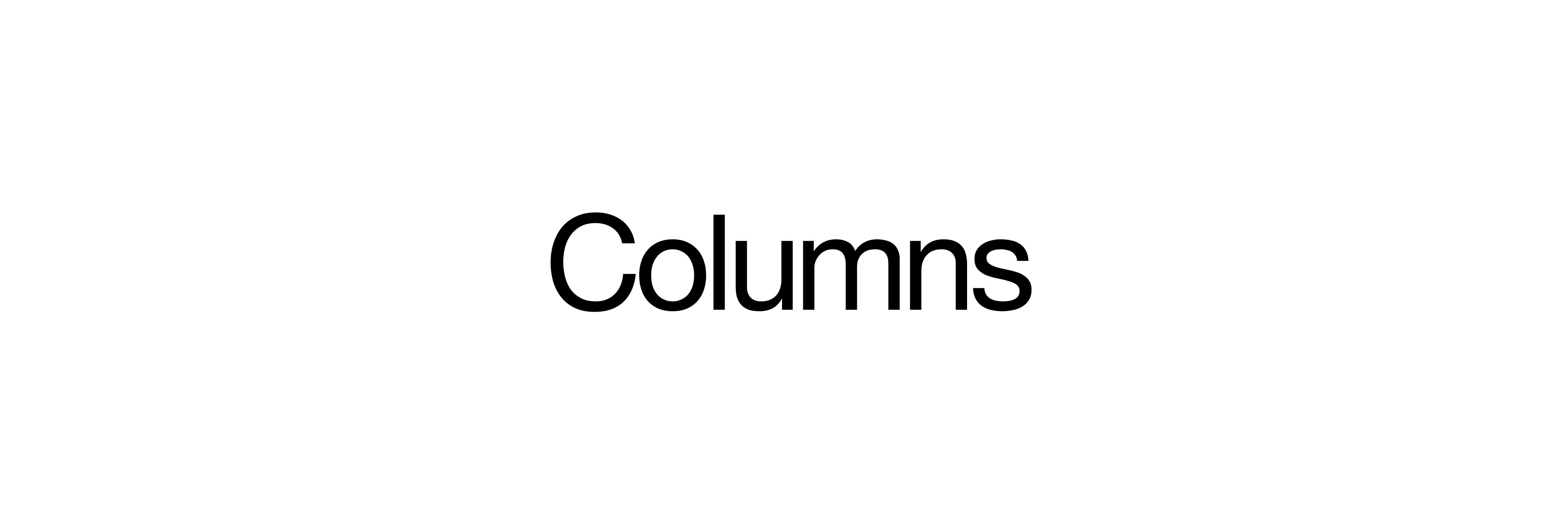 Columns banner