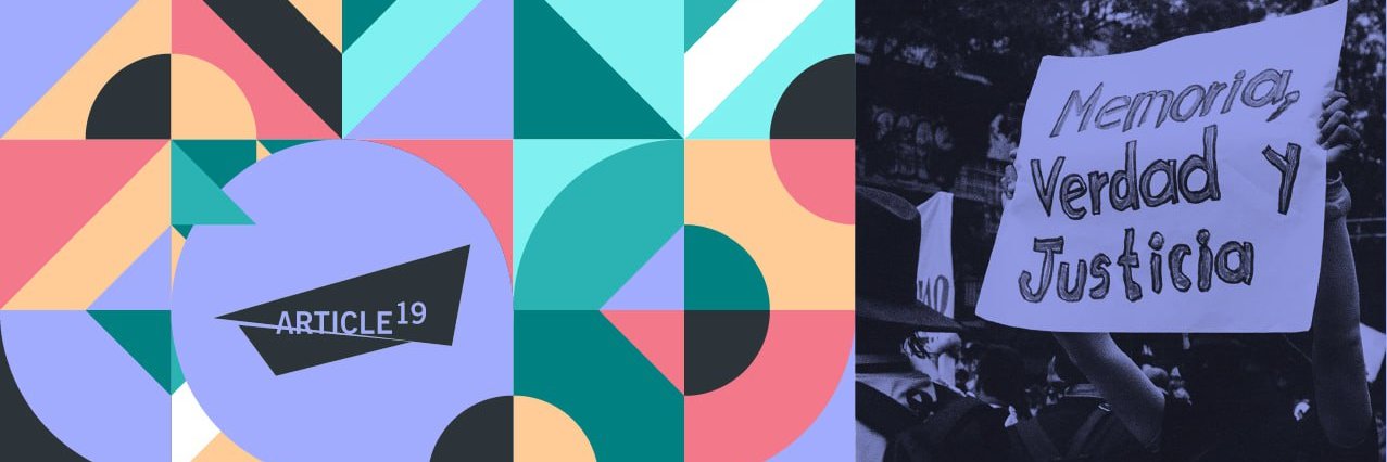 ARTICLE 19 México y Centroamérica banner