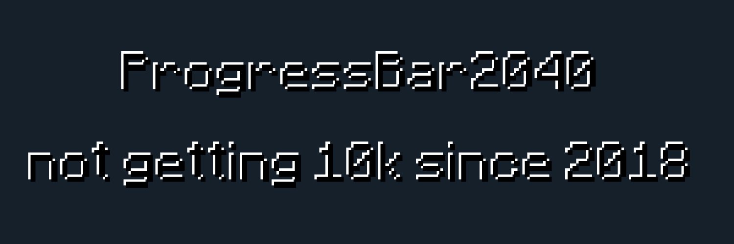 Progress Bar 2040 banner