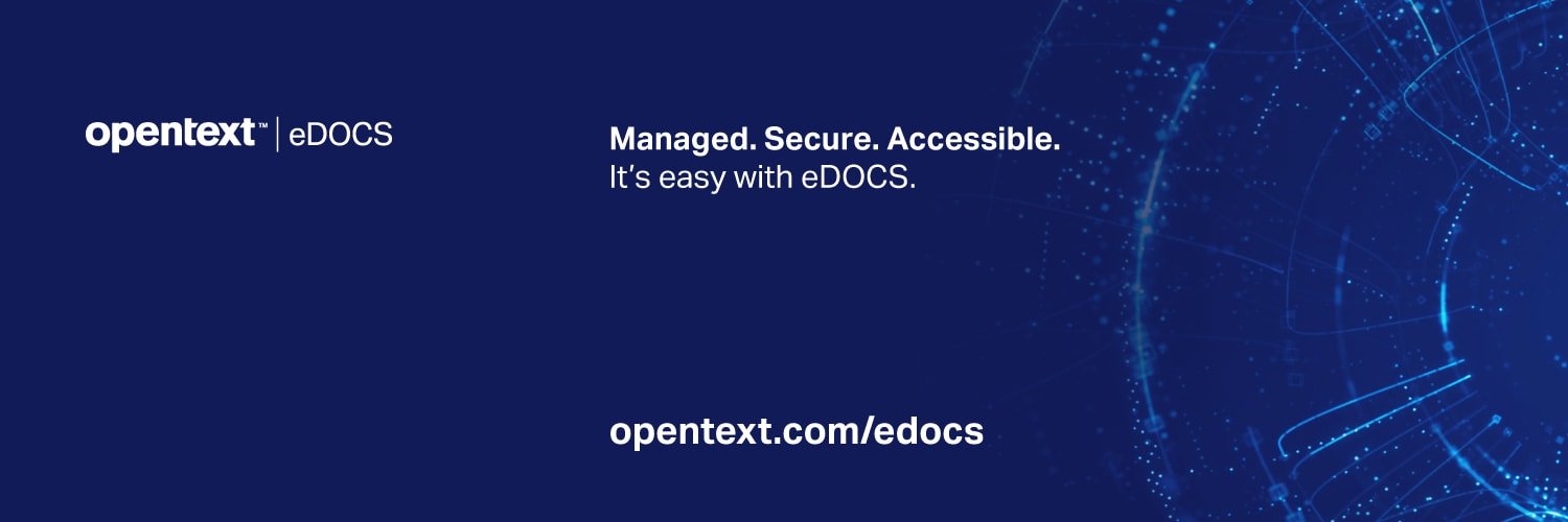 OpenText eDOCS banner