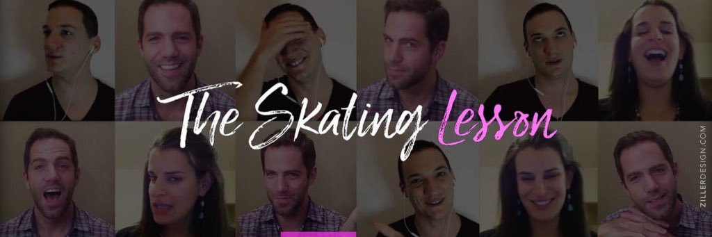 The Skating Lesson banner