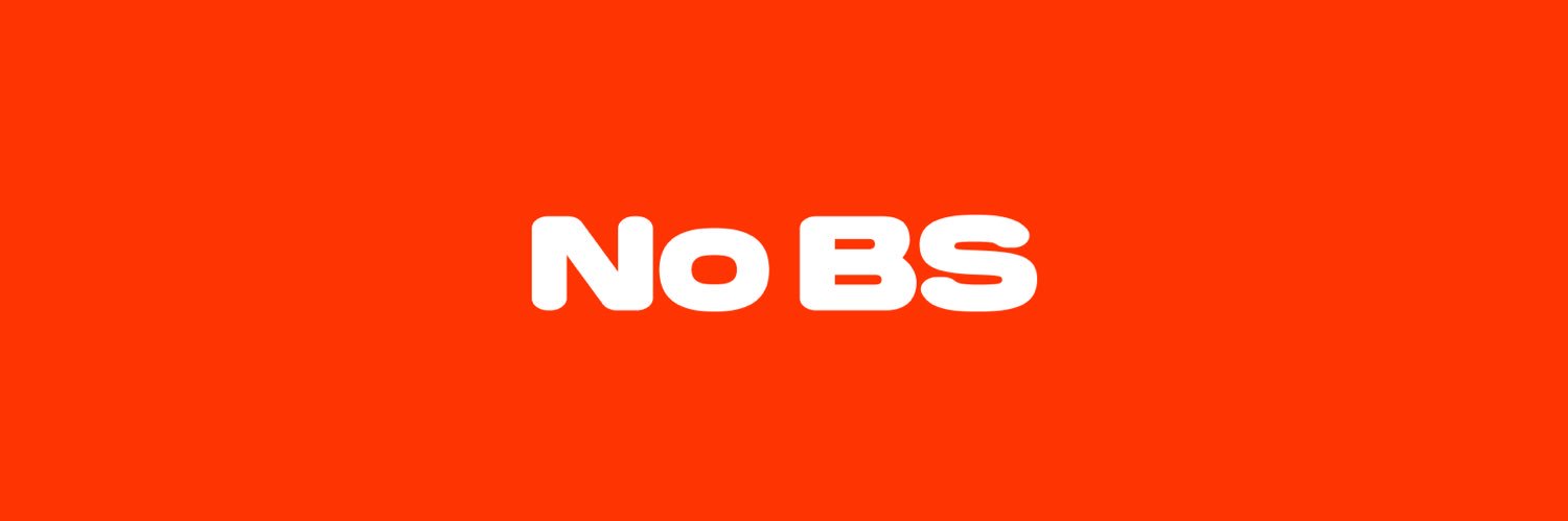 No BS studio banner