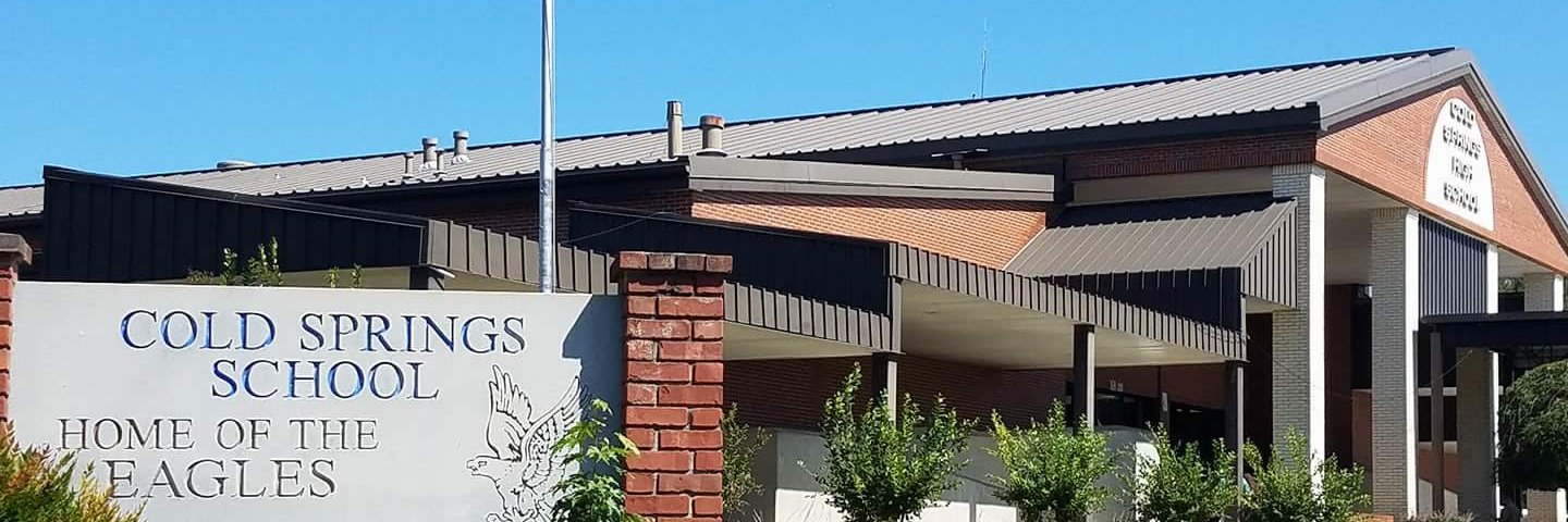 Cold Springs High School banner