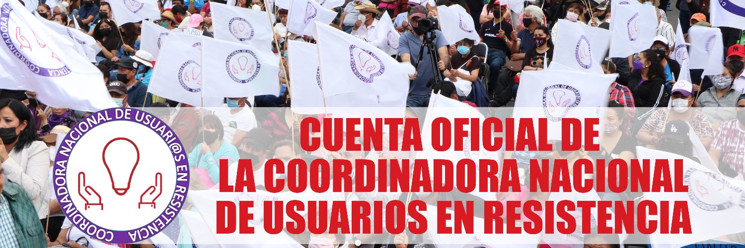 COORDINADORA NACIONAL DE USUARI@S EN RESISTENCIA banner