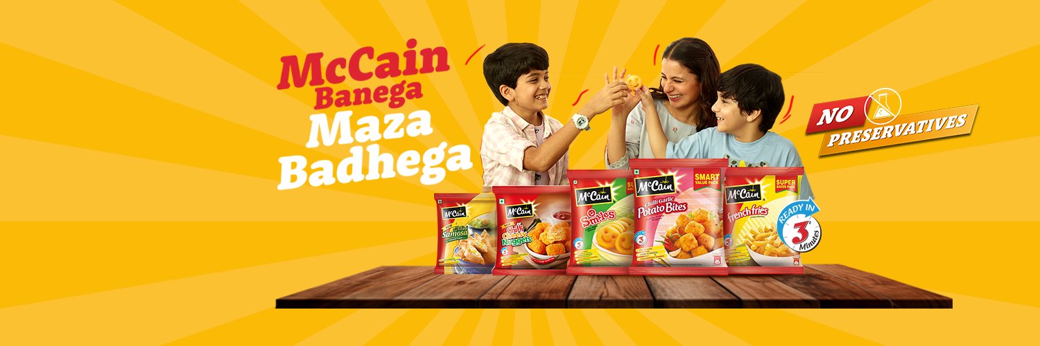 McCain Foods India banner