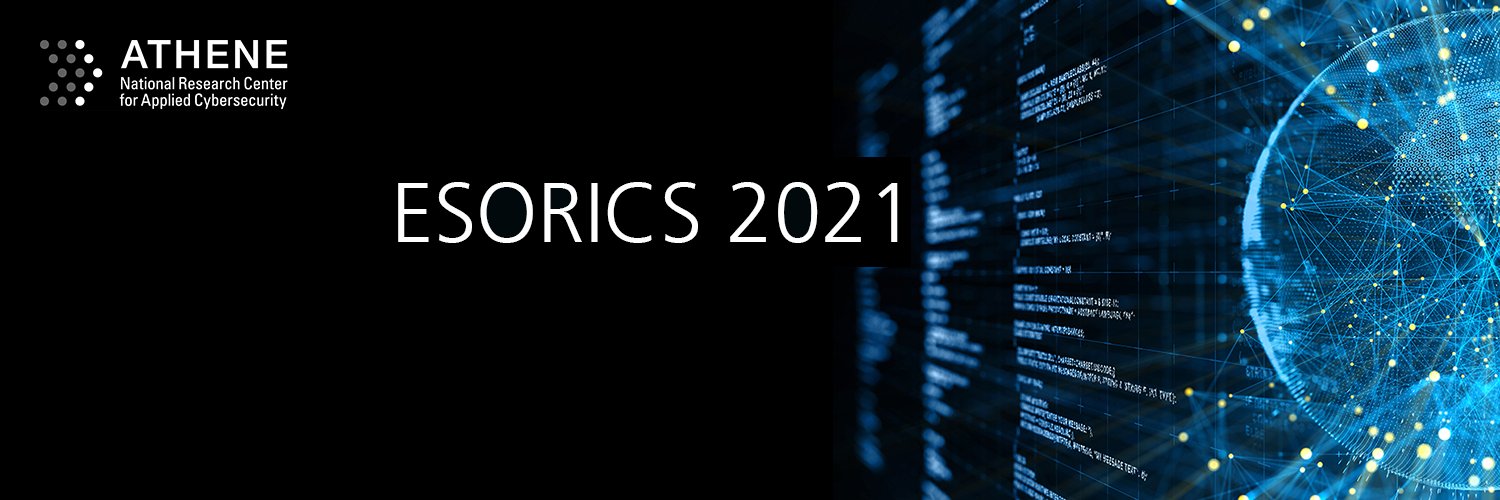 ESORICS 2021 banner