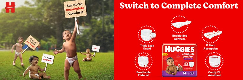 Huggies India banner