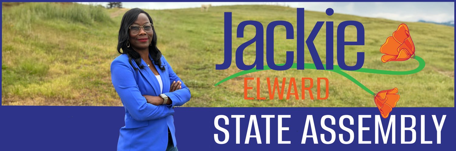 Jackie Elward for CA State Assembly's banner