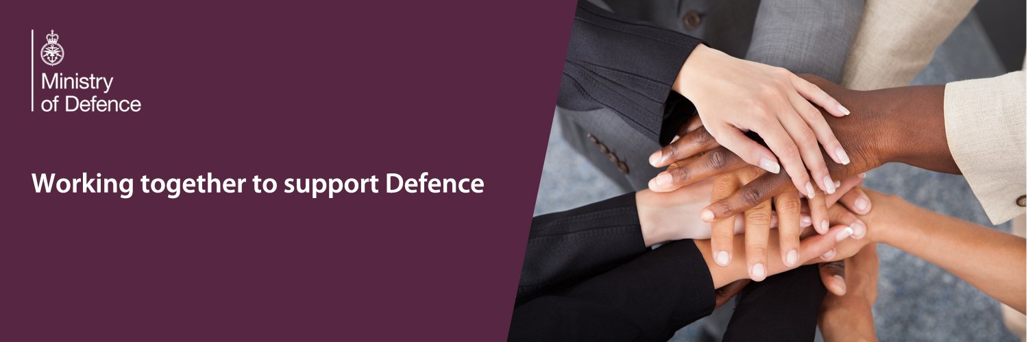 MOD Defence Business Services banner
