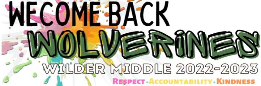 L. Douglas Wilder Middle School banner