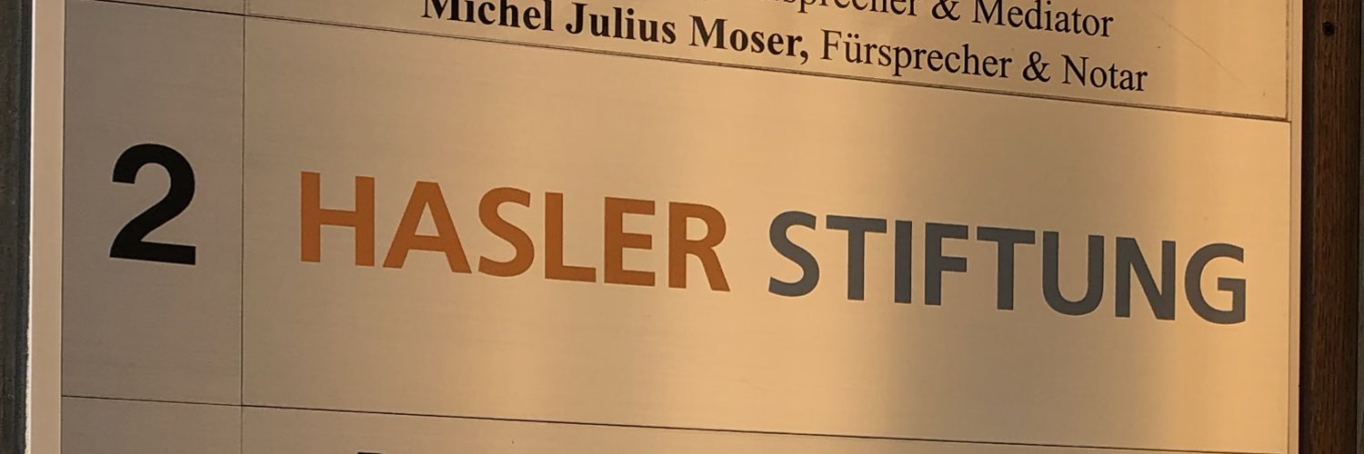 Hasler Stiftung Profile Banner