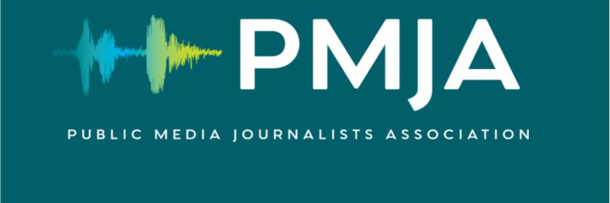 Public Media Journalists Association banner