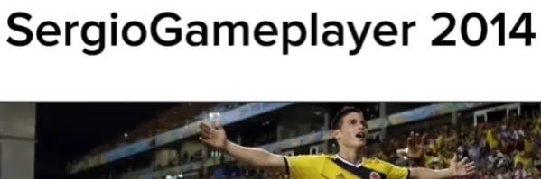 SergioGameplayer 2014 banner