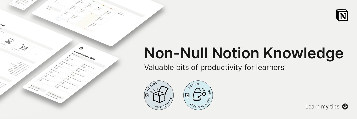 Nicholas | Notion for Students banner