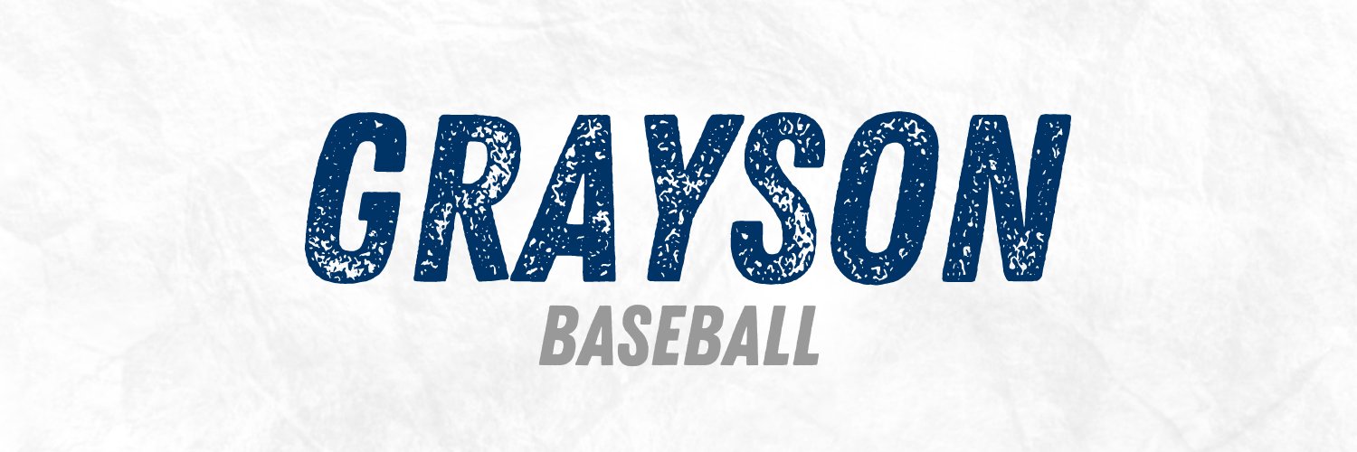 Grayson Baseball banner