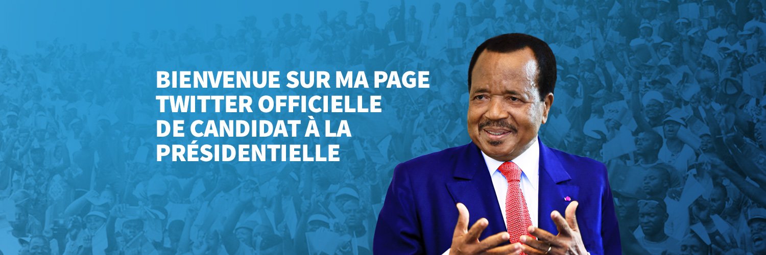 Paul Biya 2018 banner
