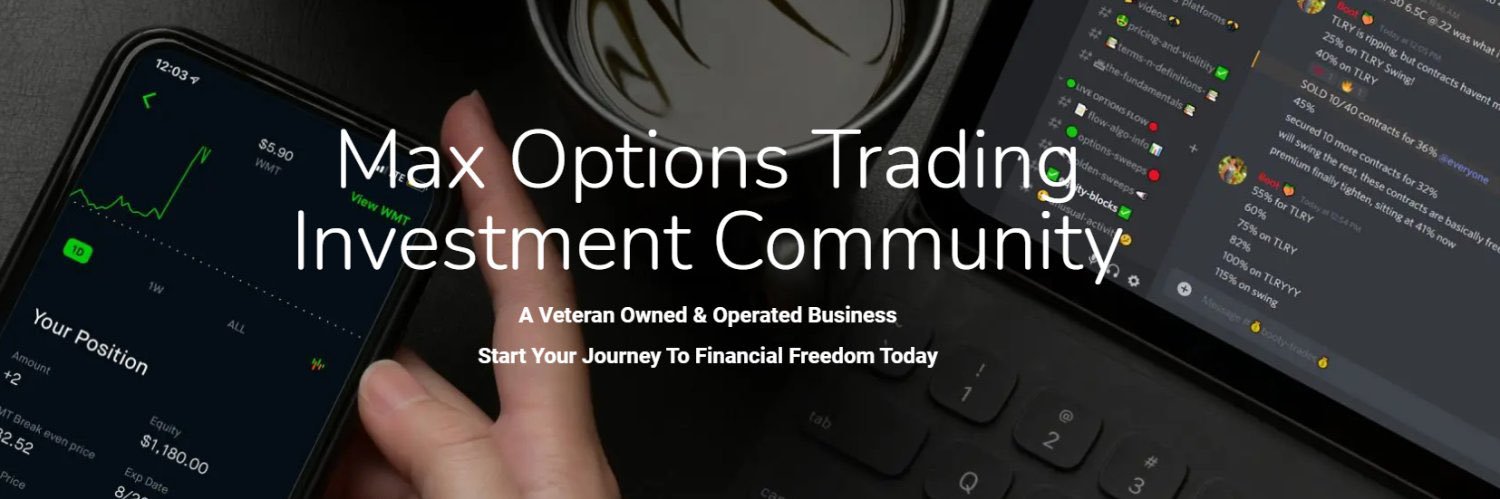 Max Options Trading banner