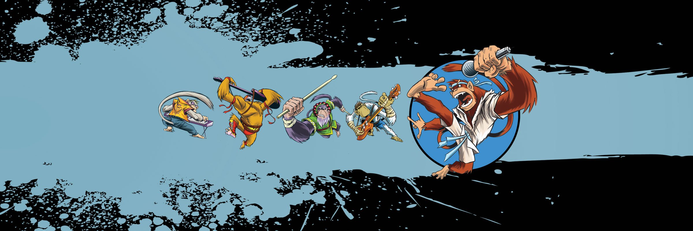 Monkey Fighters banner