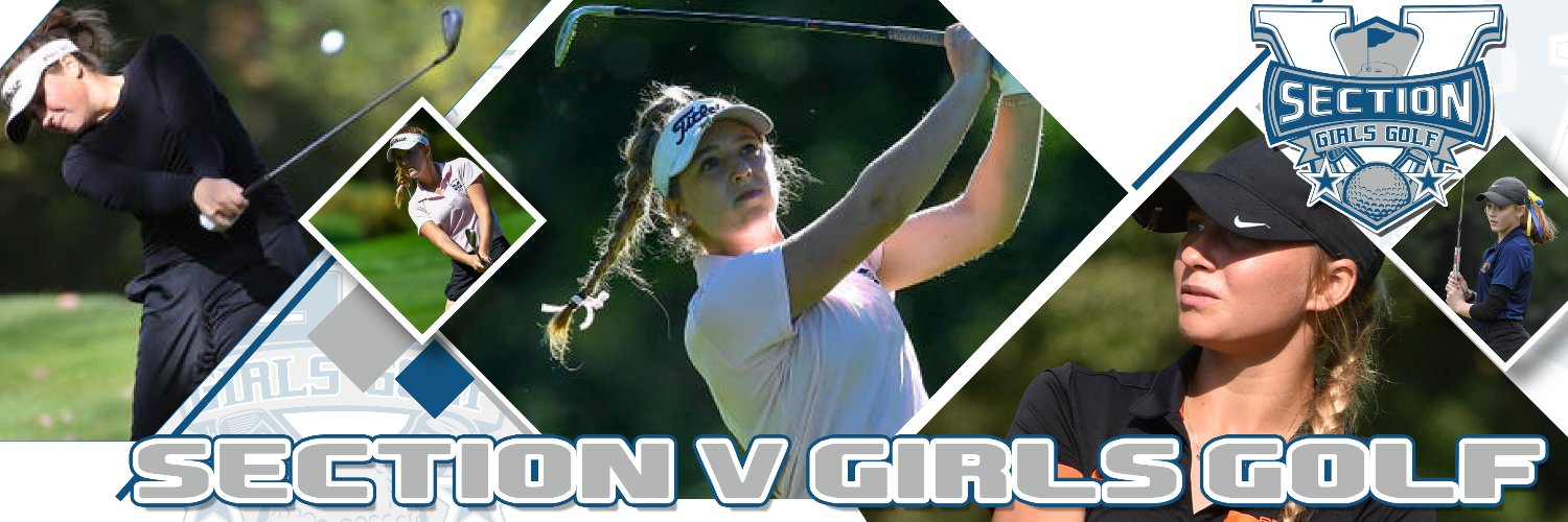 Section V Girls Golf banner