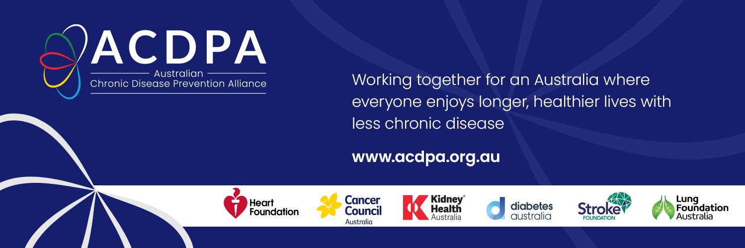 Australian Chronic Disease Prevention Alliance banner