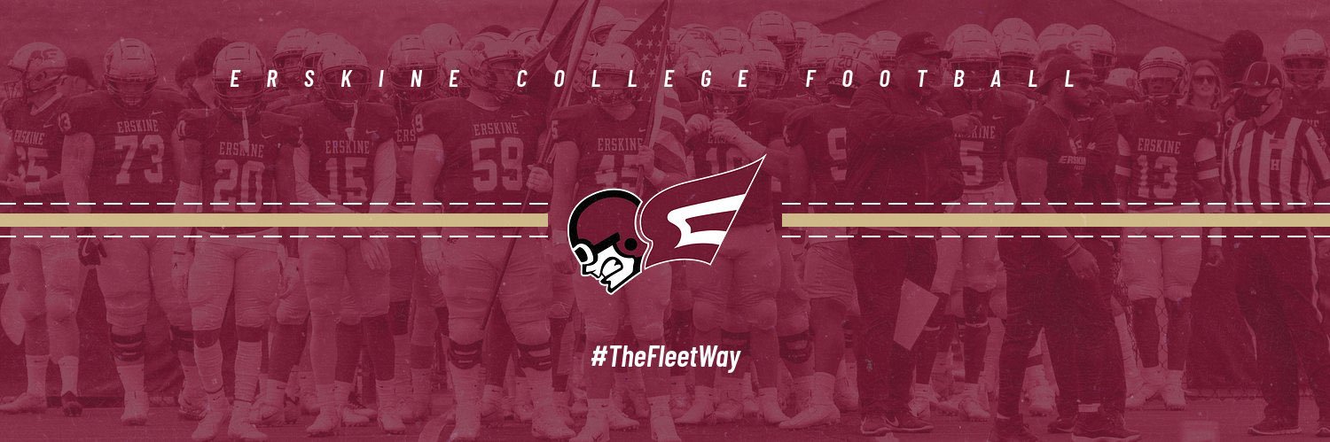 Erskine Football's banner