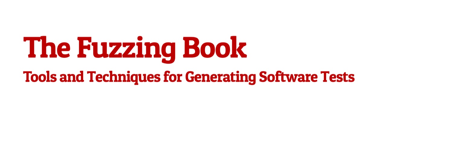The Fuzzing Book banner