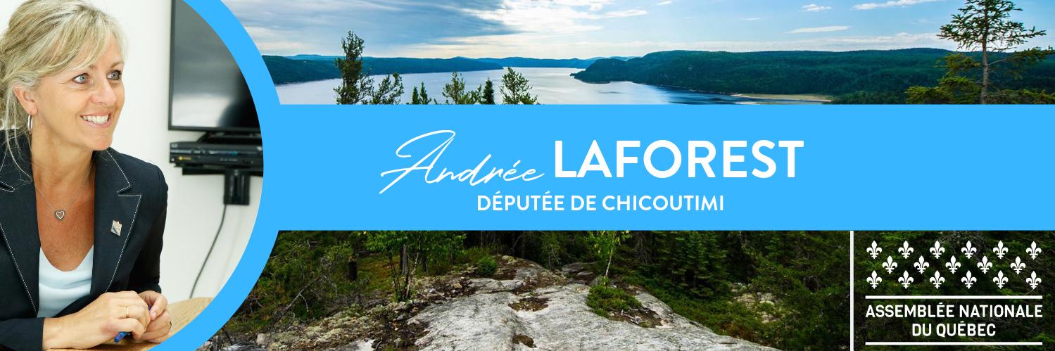 Andrée Laforest's banner