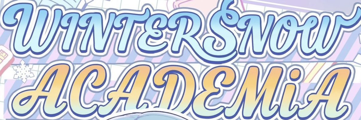 WINTER SNOW ACADEMiA@終了しました！ banner