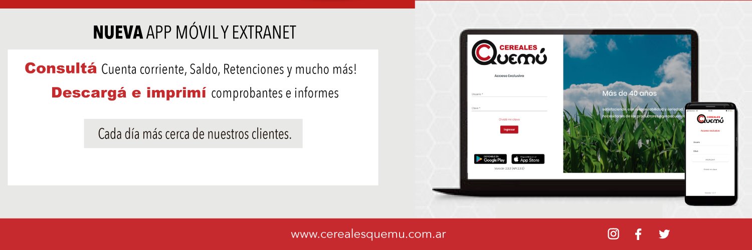 Cereales Quemú de Grupo Quemú banner