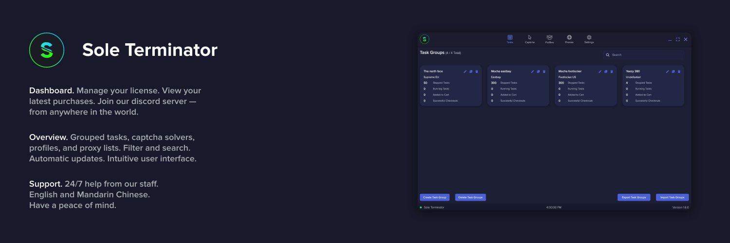 Sole Terminator banner