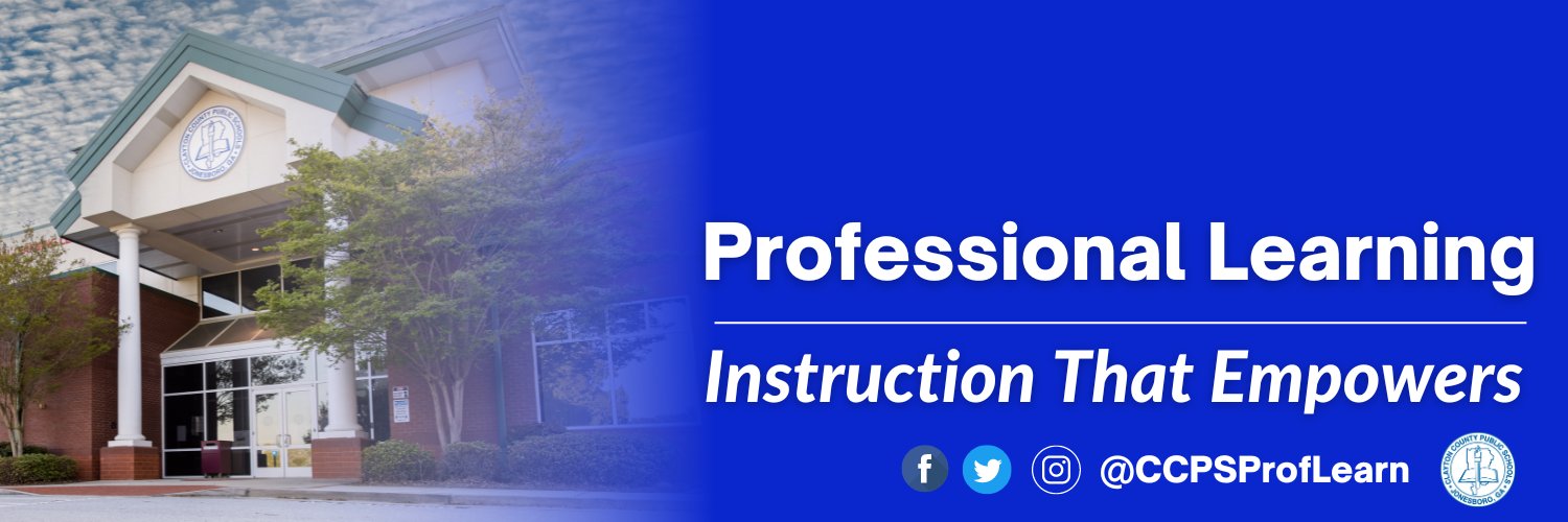 CCPS Professional Learning banner