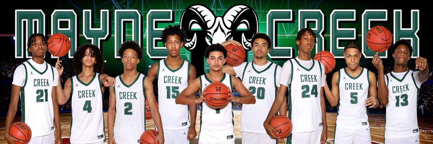 Mayde Creek Boys Basketball's banner