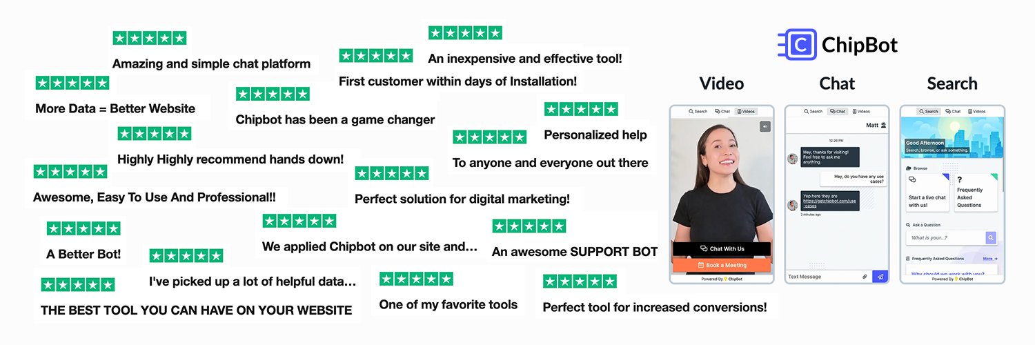 ChipBot • Sales Tool for Sites banner