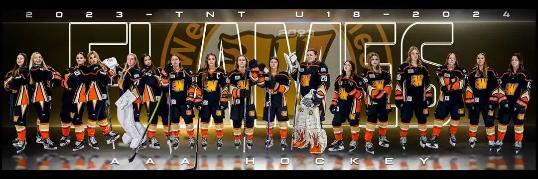 U18 AAA TNT Western Flames banner