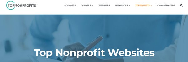 TopNonprofits Profile Banner