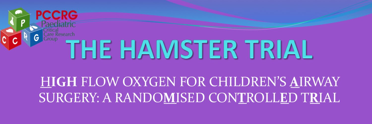 The HAMSTER Trial's banner