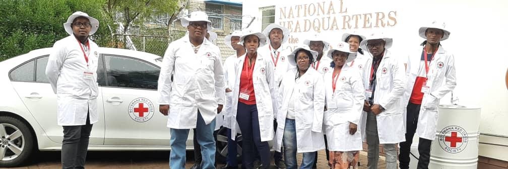 Botswana Red Cross Society banner