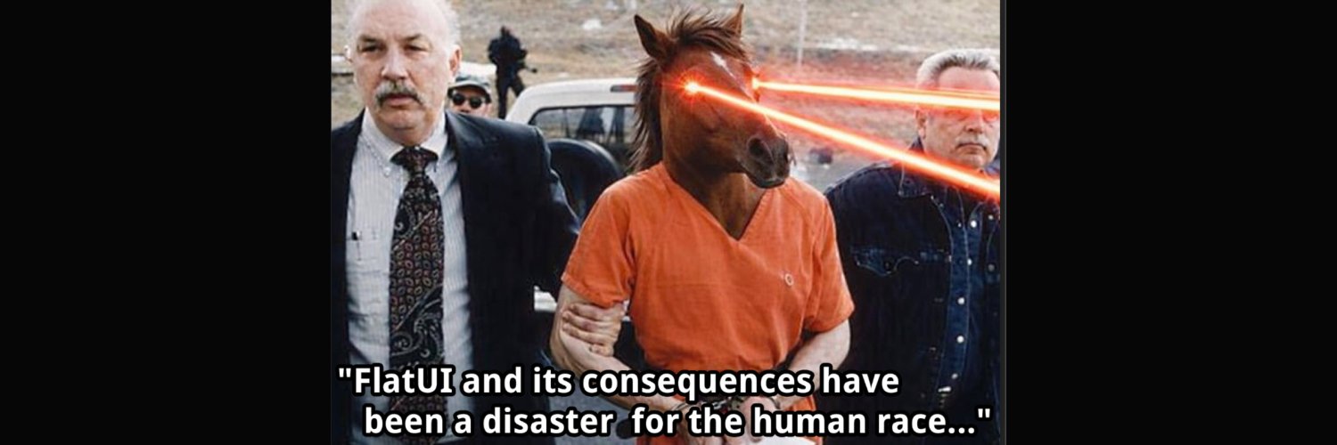 htmx.org / CEO of FlatUI Delenda Est (same thing) banner