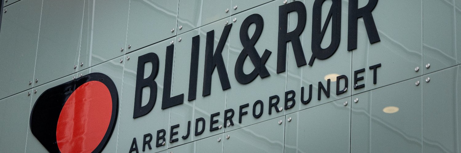 Blik- og Rørarbejderforbundet banner