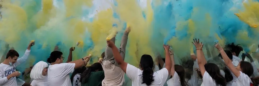 Wheeling High School Cat Pack banner
