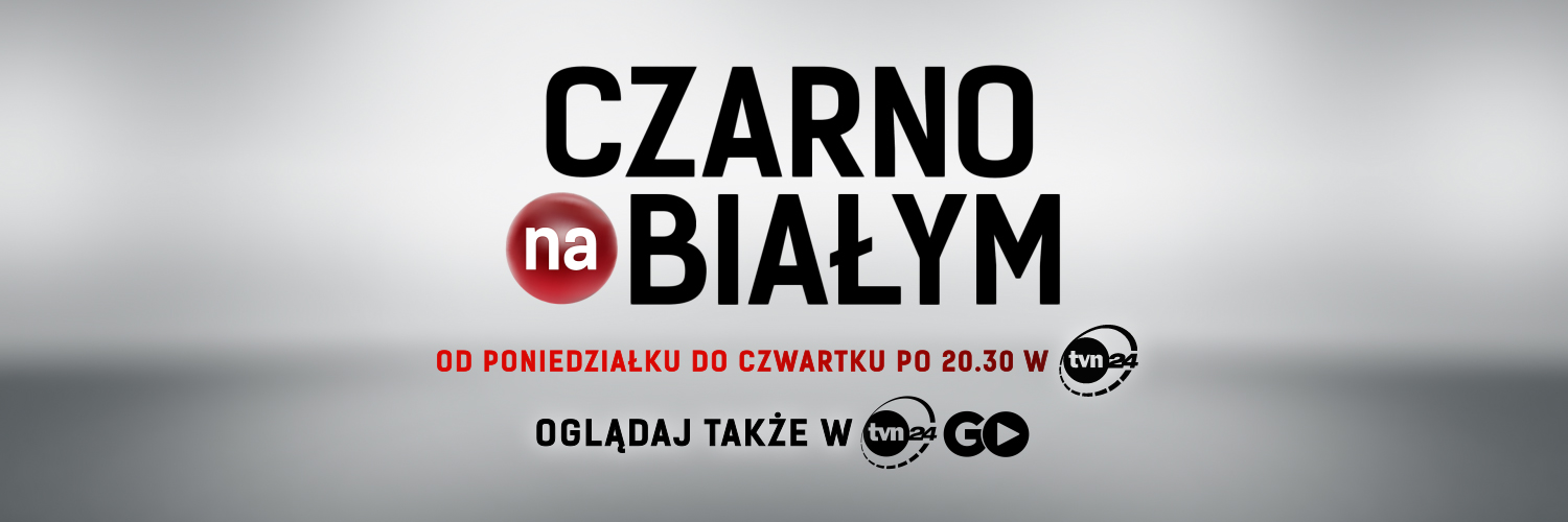 Czarno na białym TVN24 Profile Banner