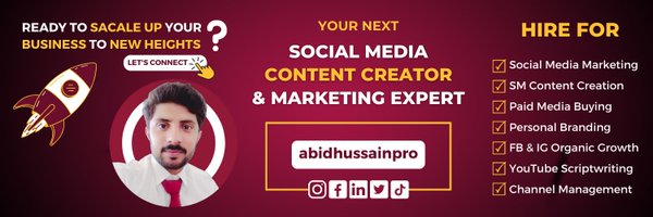 abidhussainpro Profile Banner