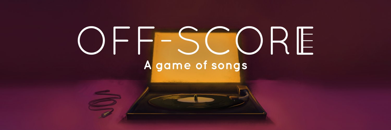 Off-Score: A game of songs banner