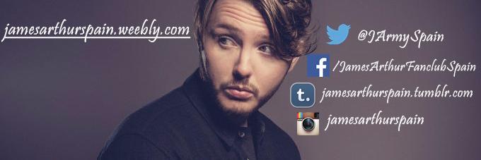 James Arthur Spain banner