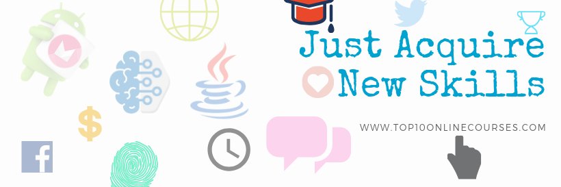 Top 10 Online Courses banner