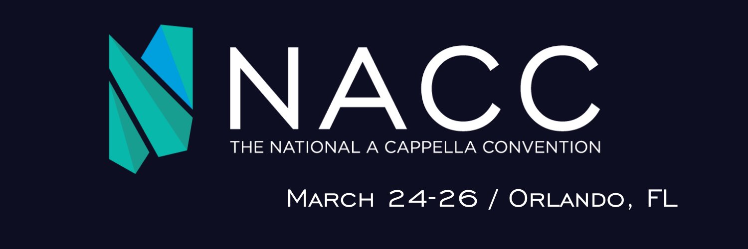 The National A Cappella Convention banner