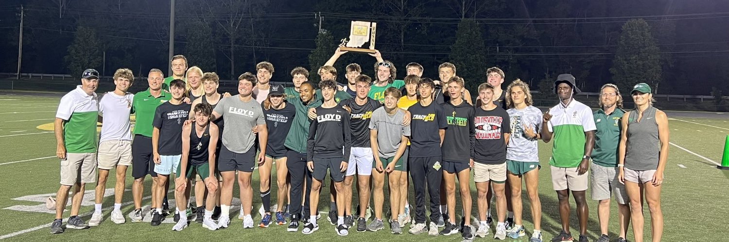 Floyd Central Track and Field banner