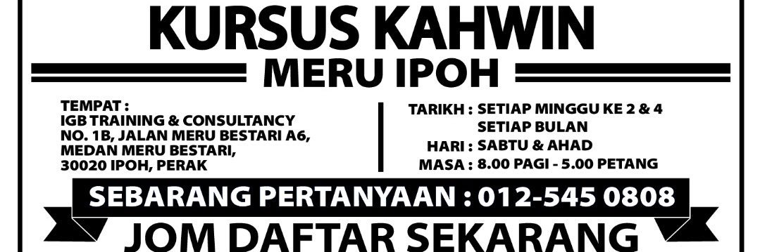 Kursus Kahwin Meru Ipoh (@mohkursuskahwin) / Posts / X