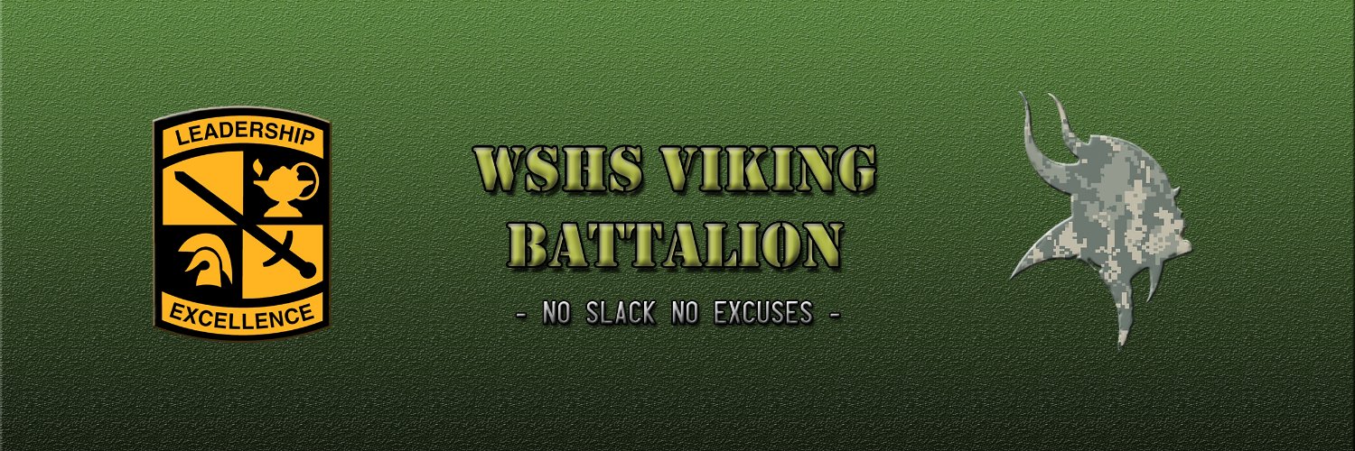 WSHS Viking Battalion banner