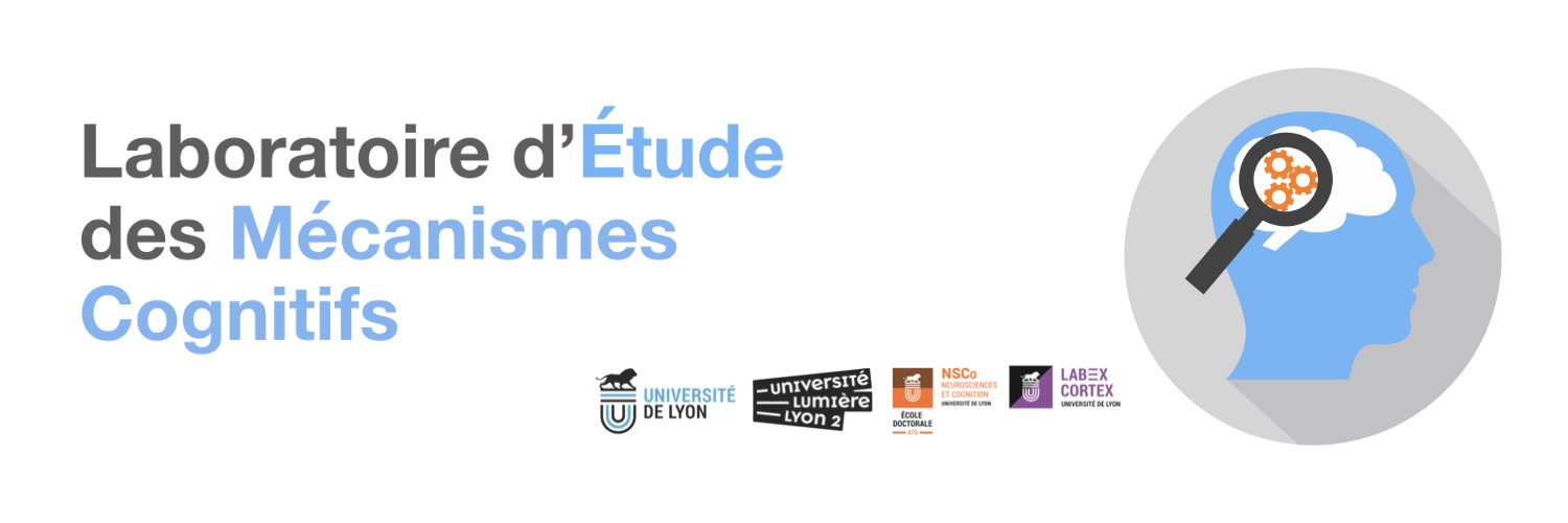 Laboratoire d'Etude des Mécanismes Cognitifs - EMC banner